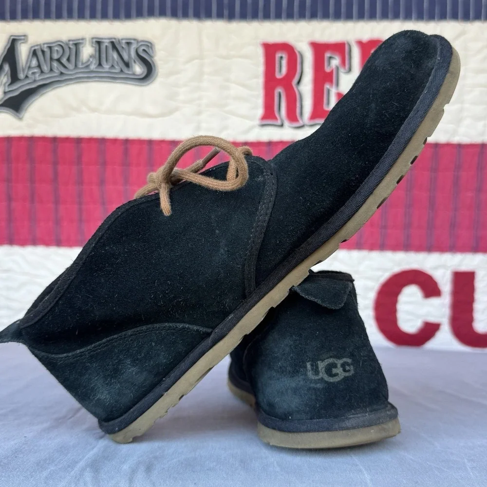 Size‎ 12 - UGG 1126879 Men's Black Maksim Chukka Boot Suede